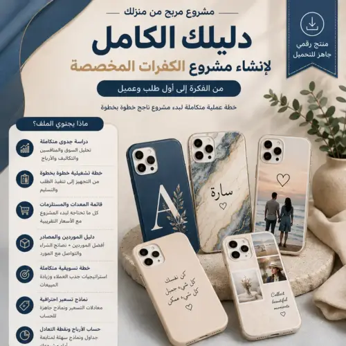مشروع كفرات مخصصة , كفرك قصتك