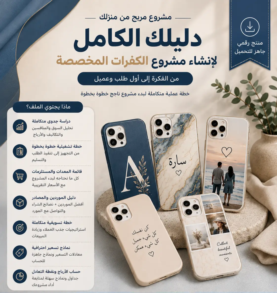 مشروع كفرات مخصصة , كفرك قصتك